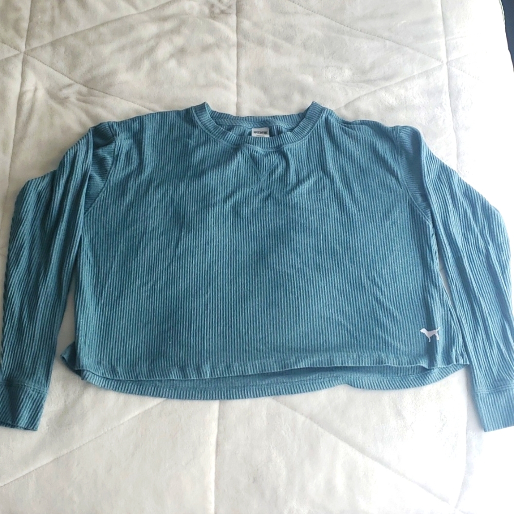 PINK Ribbed Long Sleeve